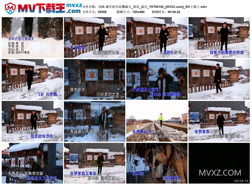 刘旗-那年的雪花飘满天_国语_流行_YE700192